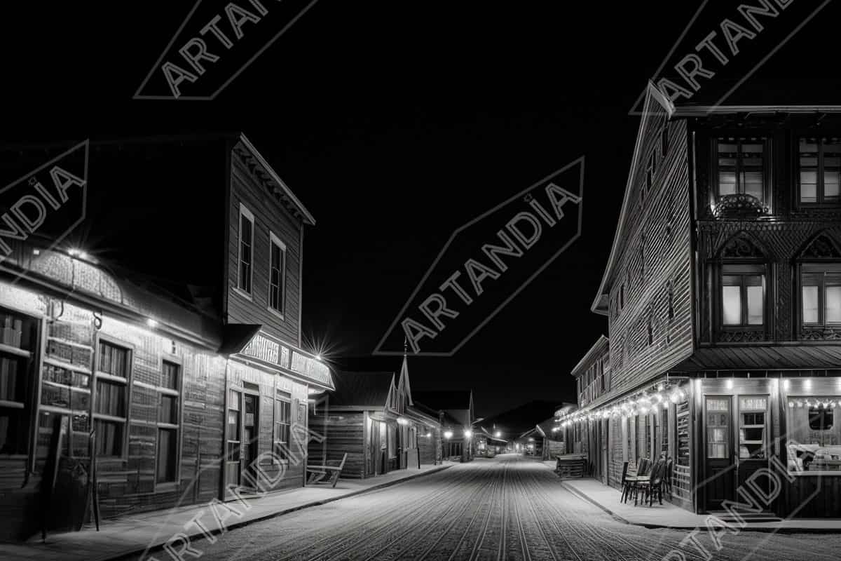 Tableau Une nuit dans l'Ouest