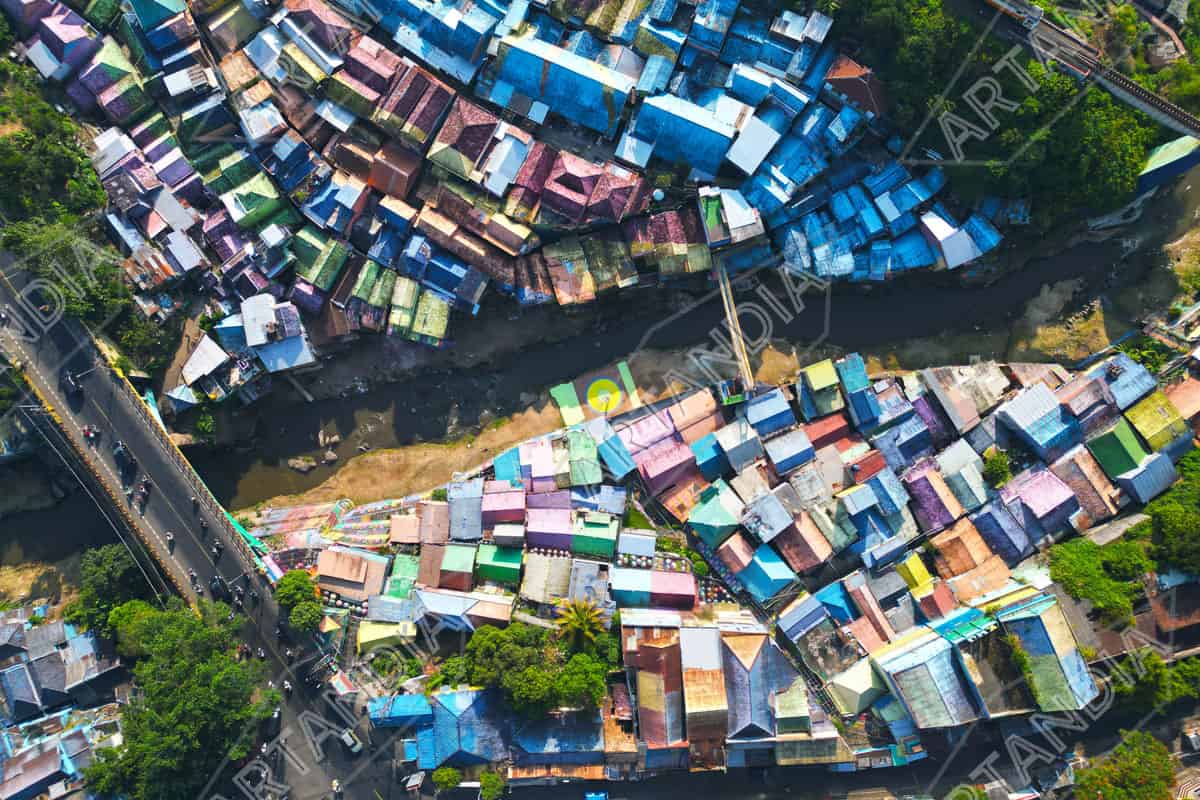 Tableau Urbanisme en technicolor